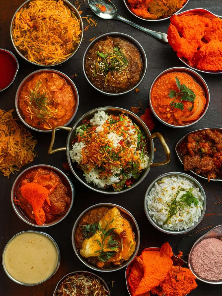 many indian food